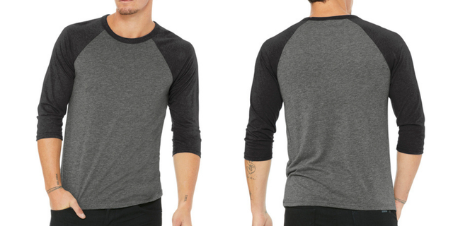 dark gray/ black tee