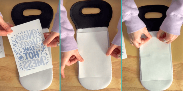 Assorted Valentine HTV Wine Bags